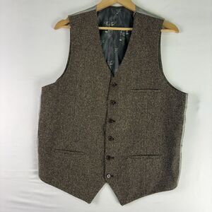 Heart and Dagger Herringbone Waistcoat Vest